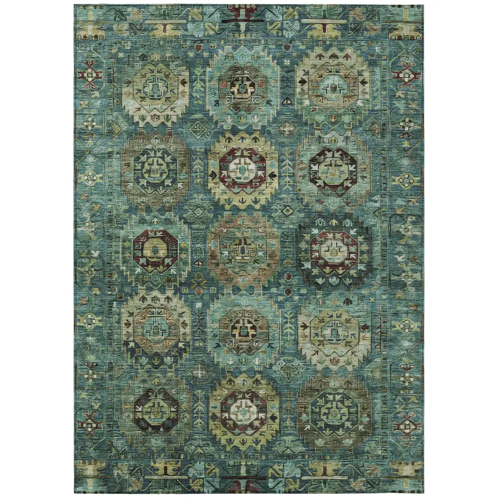 Chantille ACN2024 Teal 5' x 7'6