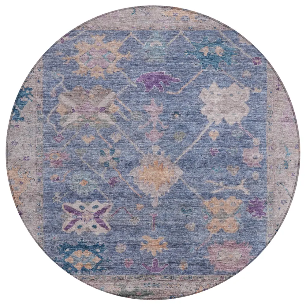 Chantille ACN2025 Blue 8' x 8' Rug
