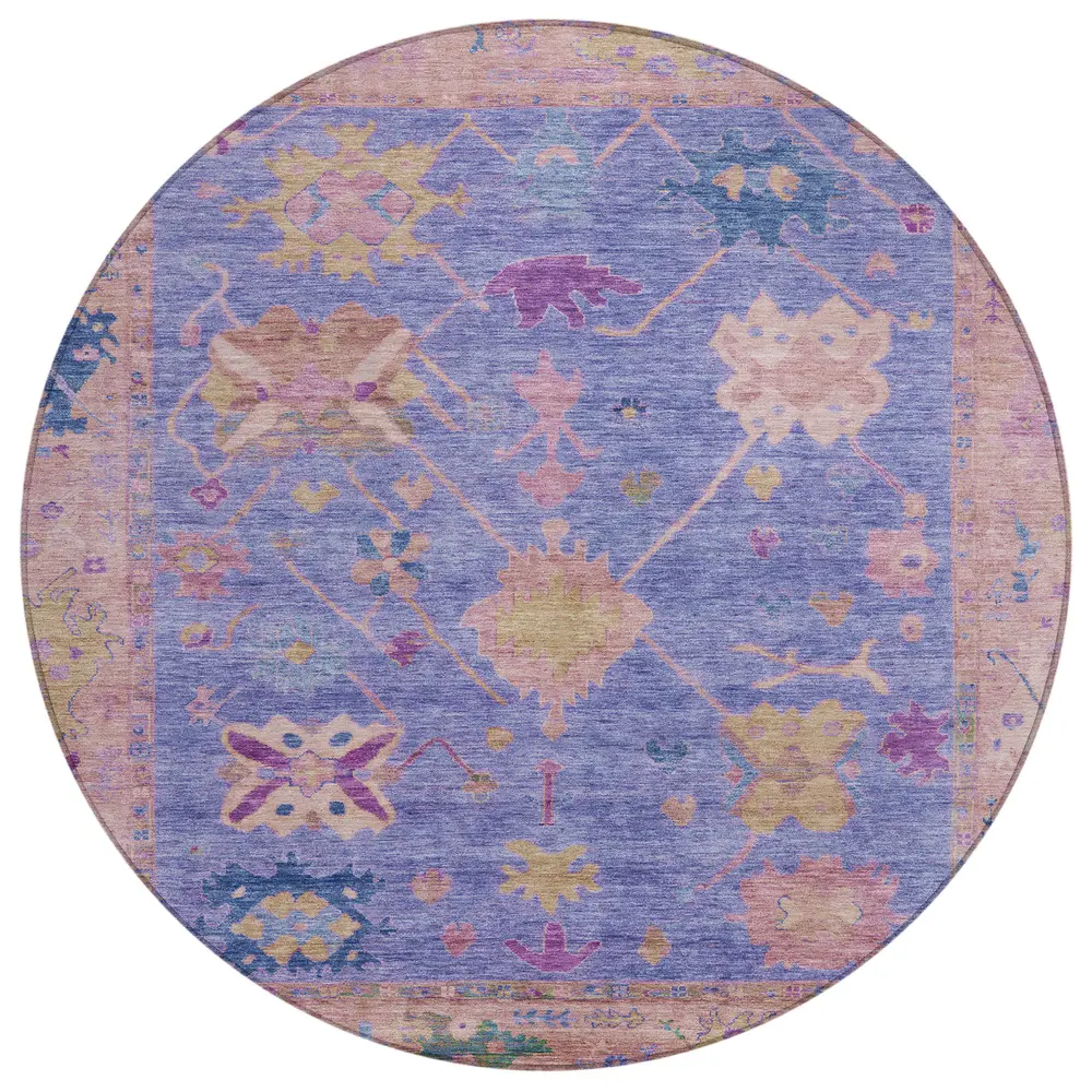Chantille ACN2025 Purple 8' x 8' Rug