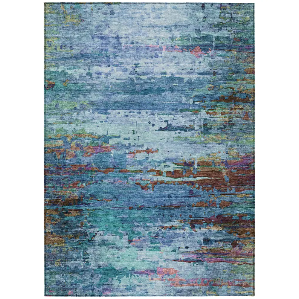 Chantille ACN2035 Blue 3' x 5' Rug