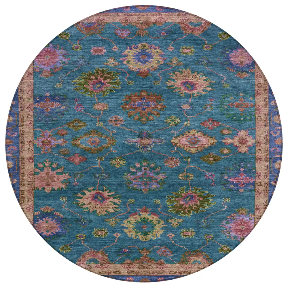 Chantille ACN2046 Teal 8' x 8' Rug