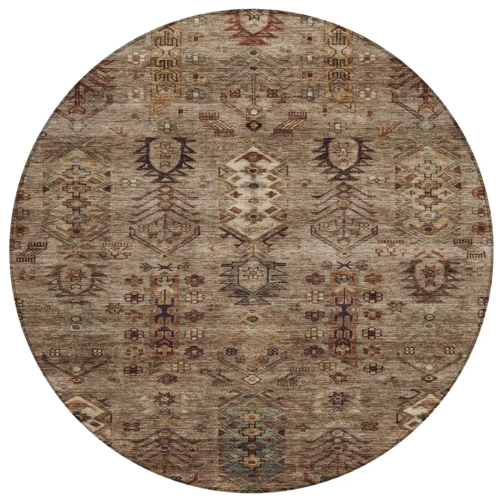 Chantille ACN2047 Brown 8' x 8' Rug