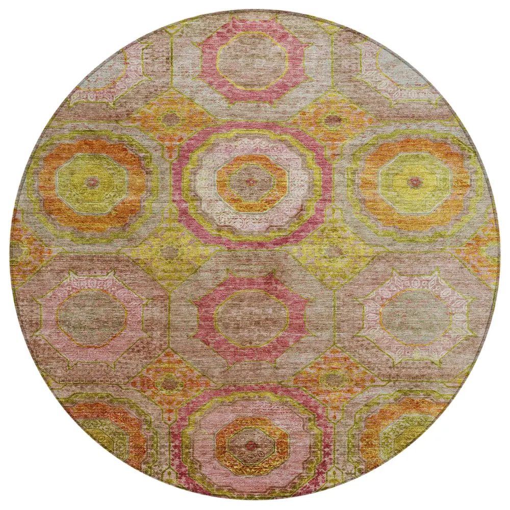 Chantille ACN2049 Orange 8' x 8' Rug
