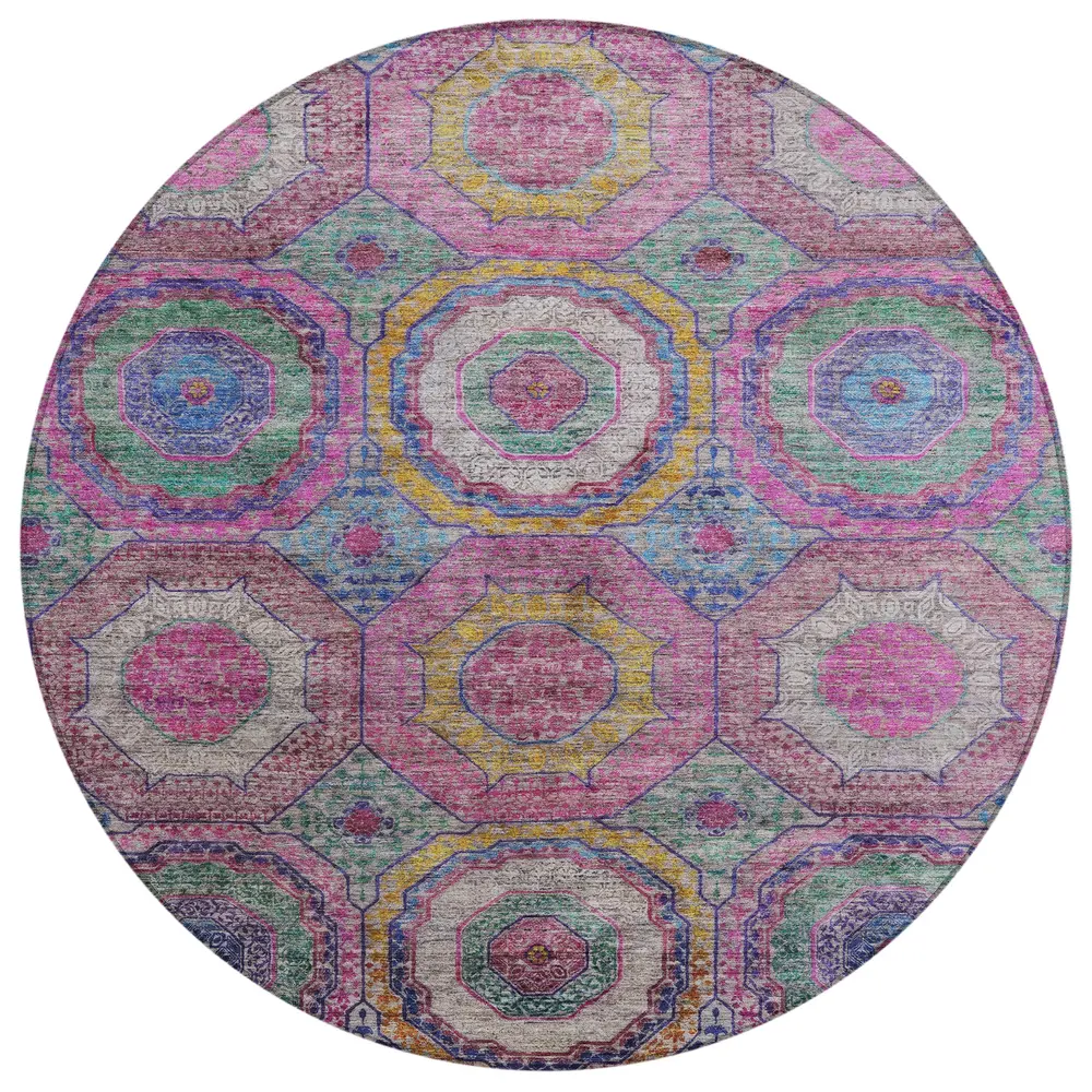 Chantille ACN2049 Pink 8' x 8' Rug