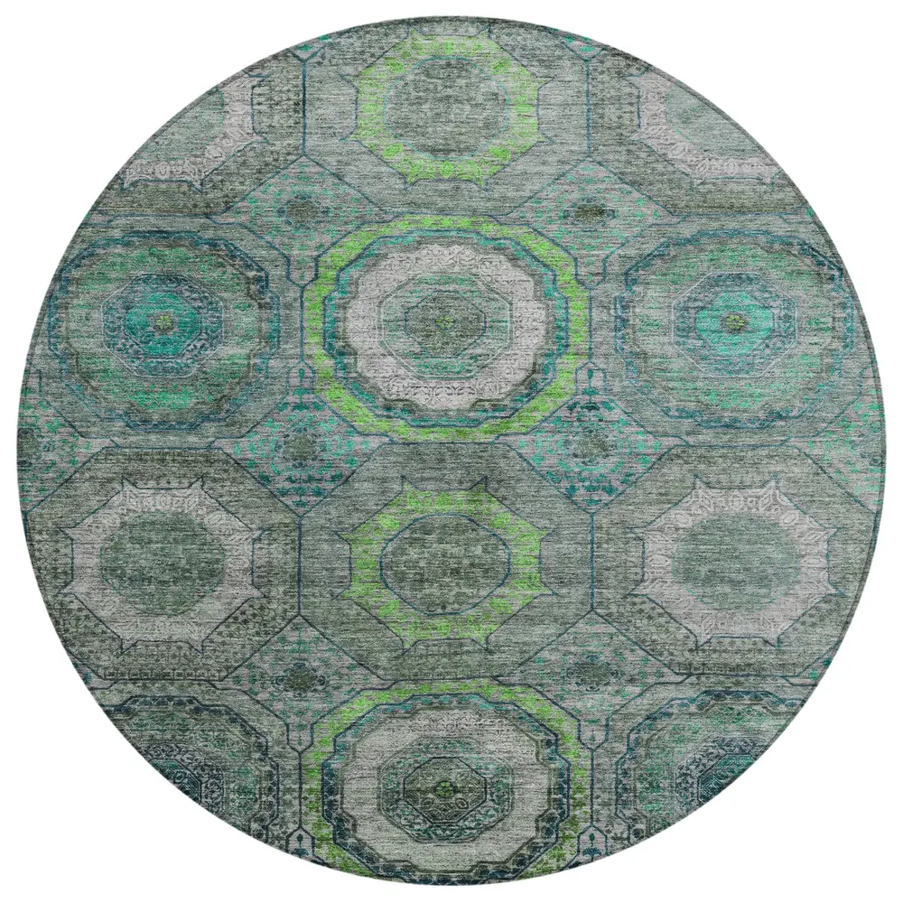Chantille ACN2050 Teal 8' x 8' Rug