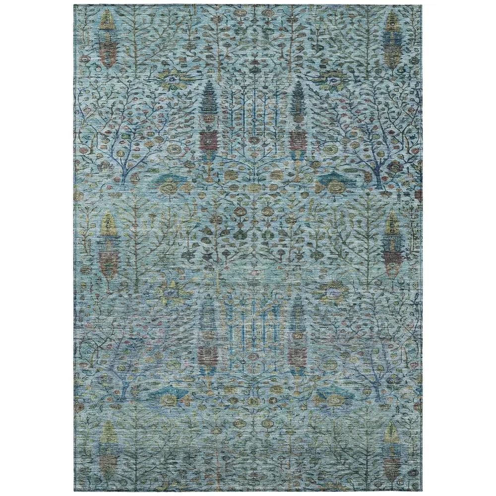Chantille ACN2053 Teal 5' x 7'6