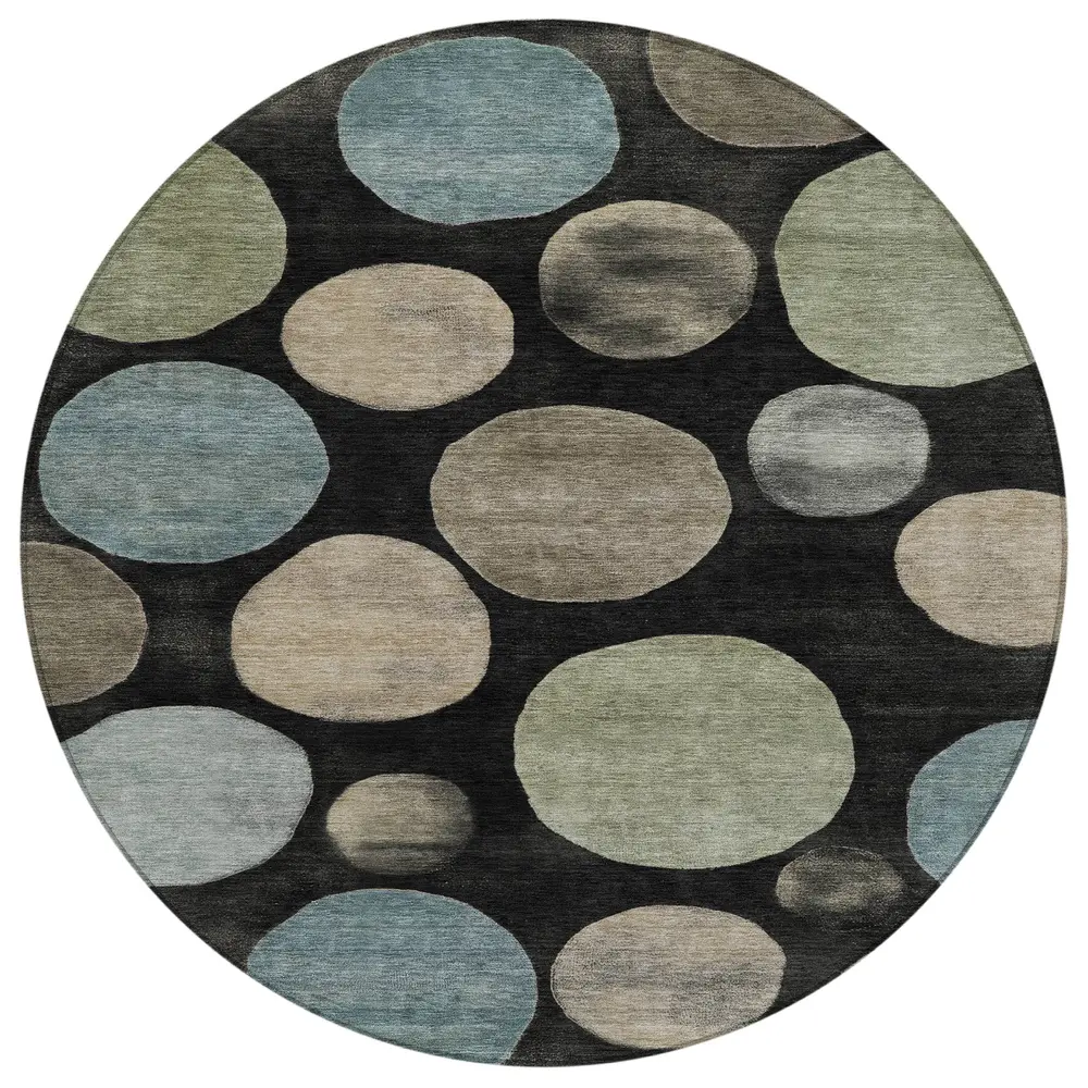 Chantille ACN2062 Black 8' x 8' Rug