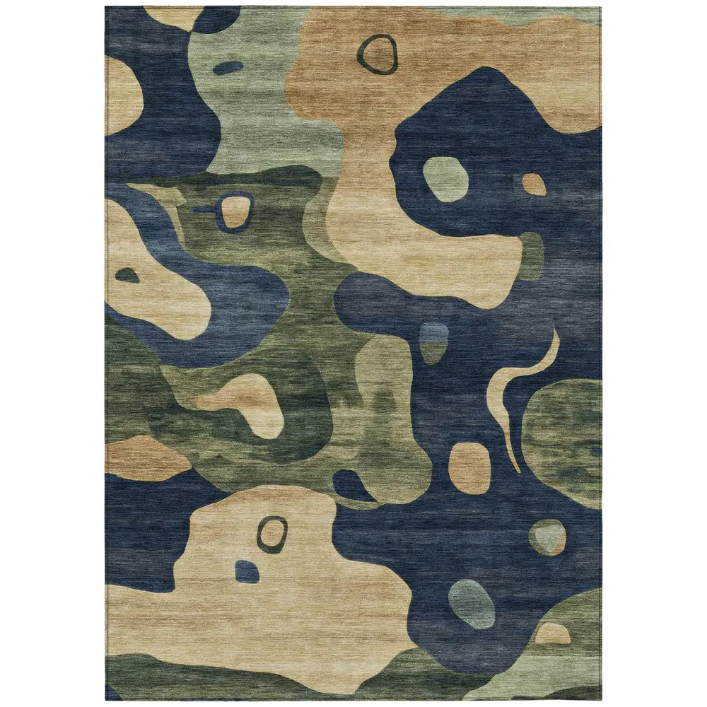 Chantille ACN2063 Navy 3' x 5' Rug
