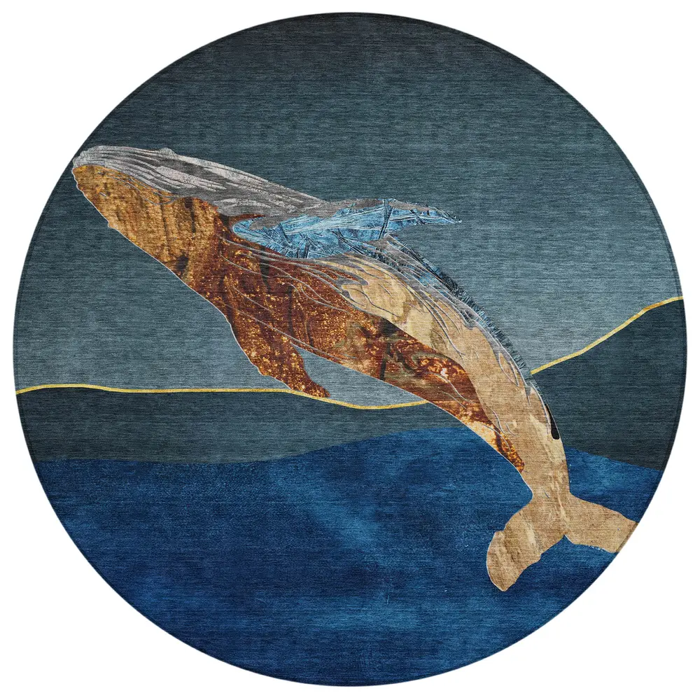 Chantille ACN2078 Blue 8' x 8' Rug