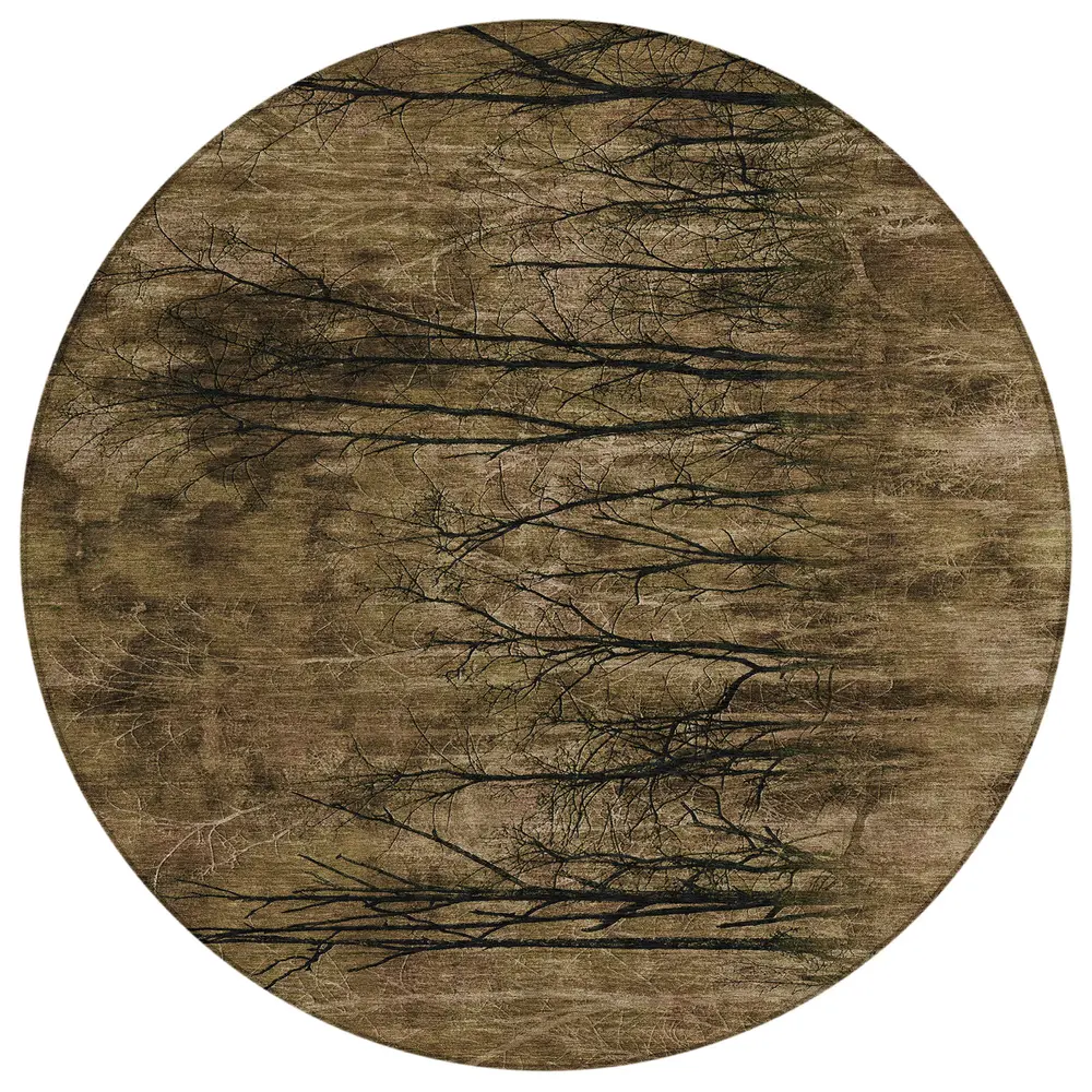 Chantille ACN2083 Brown 8' x 8' Rug