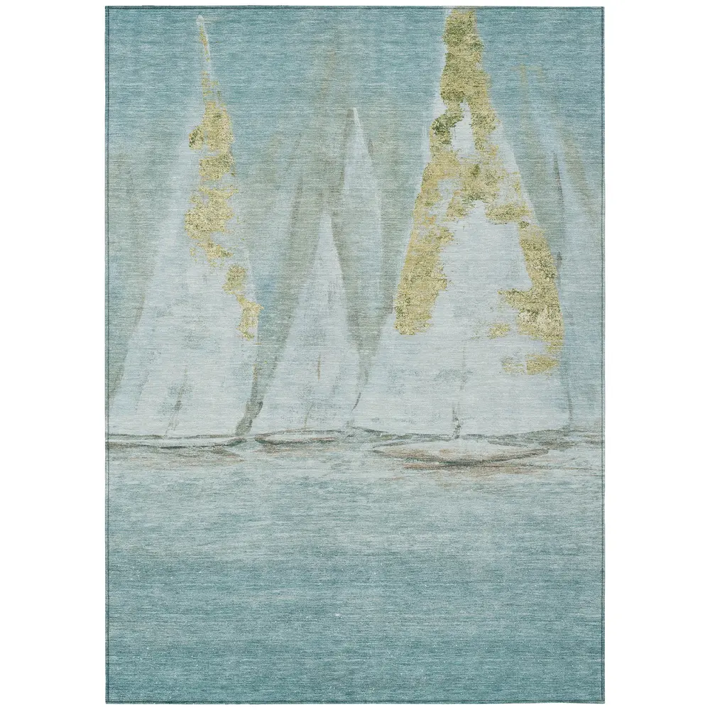 Chantille ACN2084 Teal 5' x 7'6