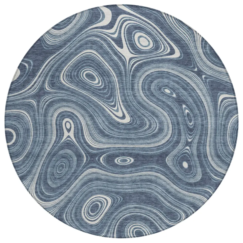 Chantille ACN2097 Blue 8' x 8' Rug