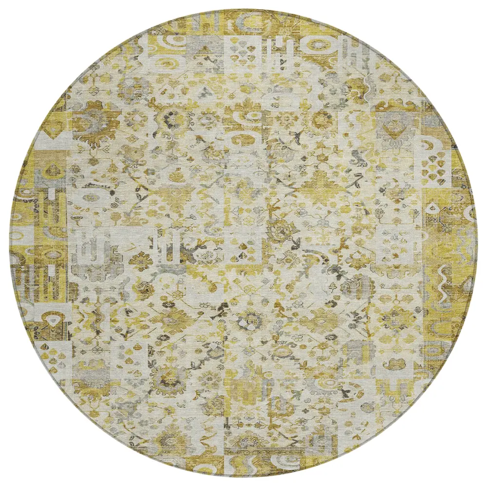 Chantille ACN2099 Gold 8' x 8' Rug