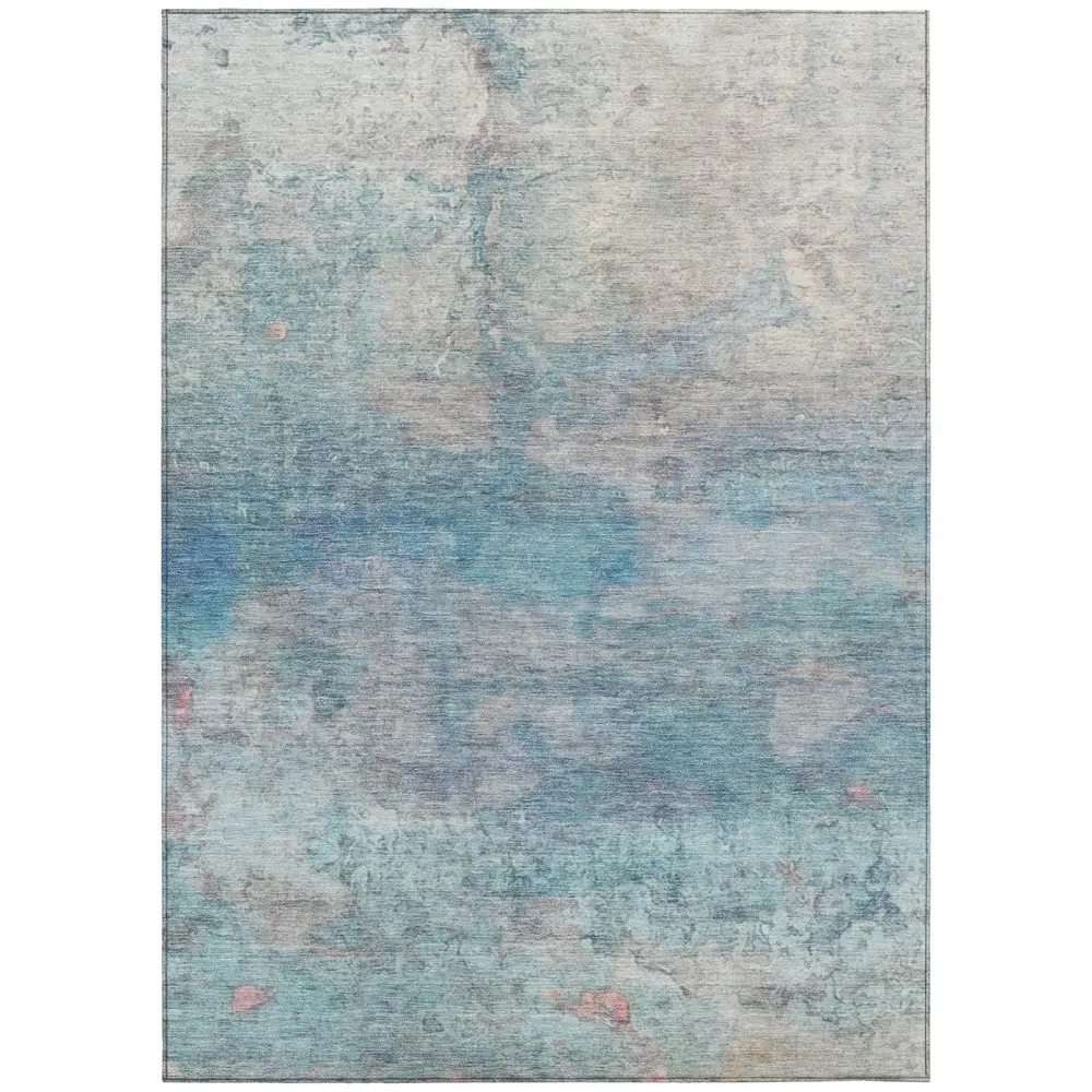 Chantille ACN2100 Aqua 5' x 7'6