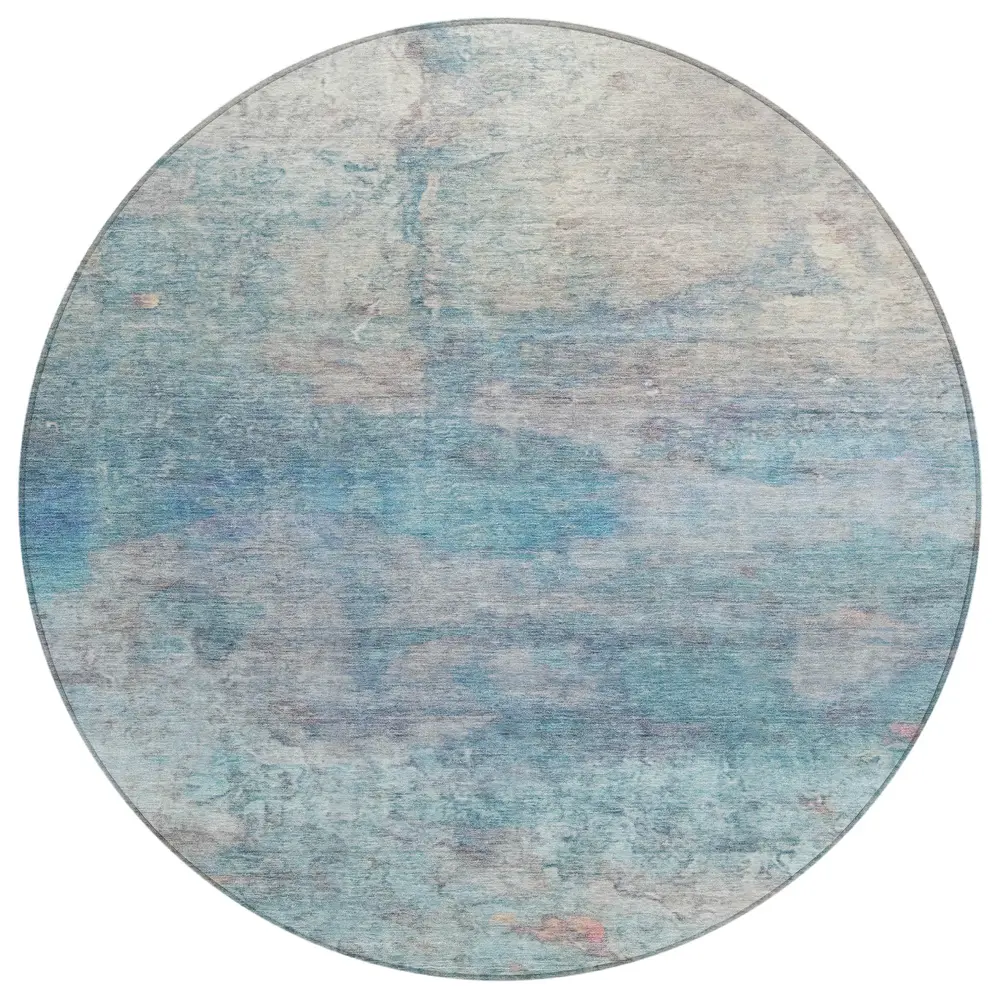 Chantille ACN2100 Aqua 8' x 8' Rug