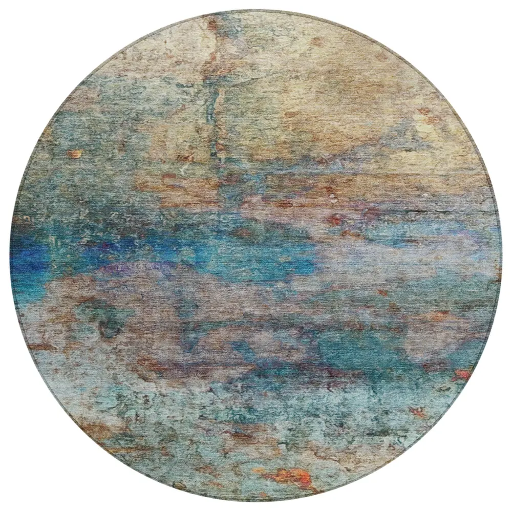 Chantille ACN2100 Teal 8' x 8' Rug