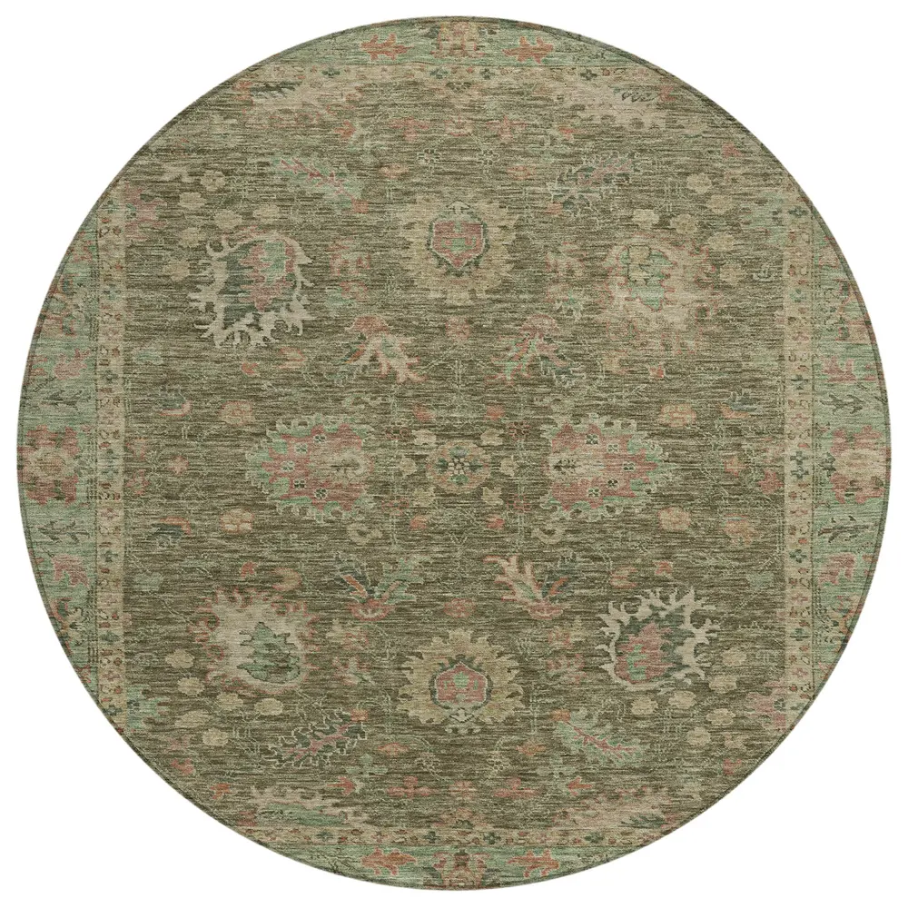 Chantille ACN2104 Olive 8' x 8' Rug