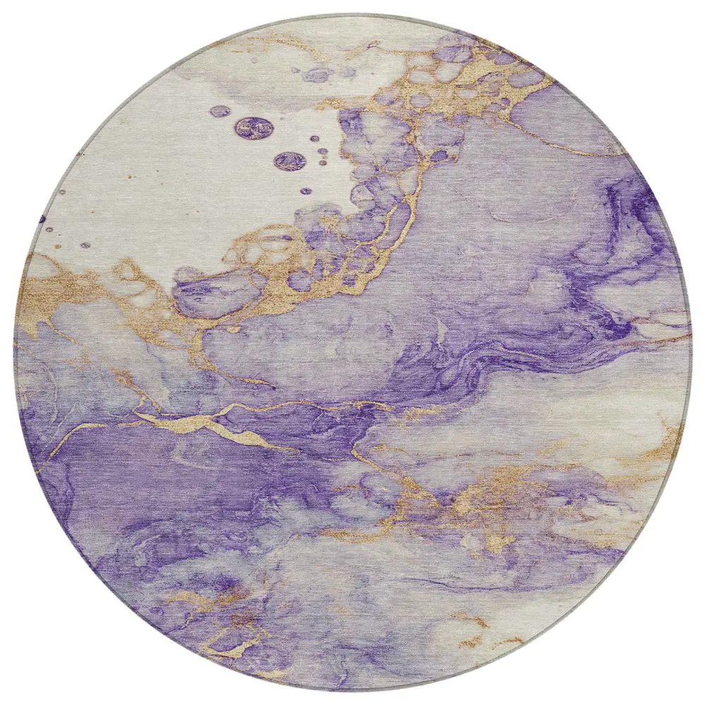 Chantille ACN2110 Purple 8' x 8' Rug