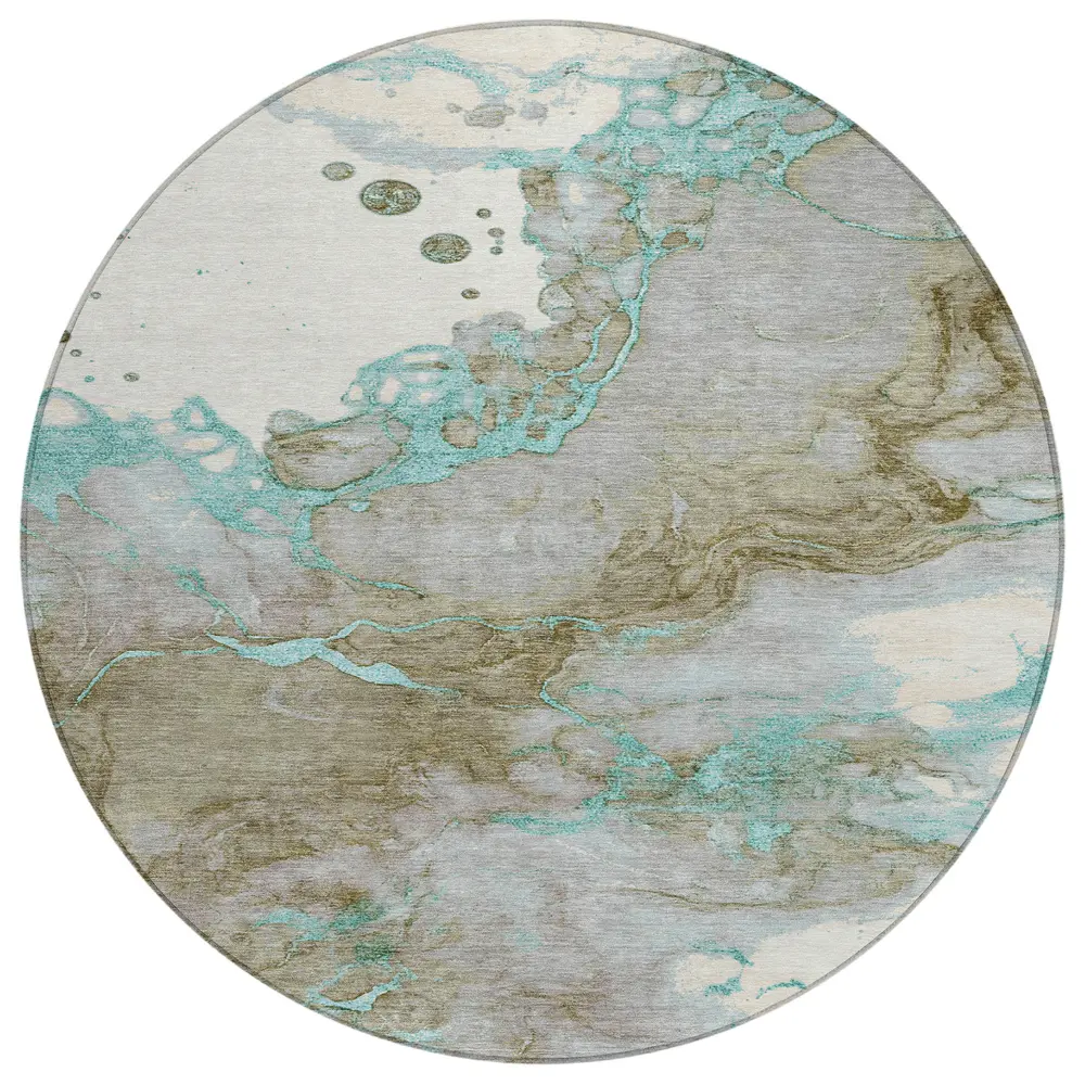 Chantille ACN2110 Teal 8' x 8' Rug