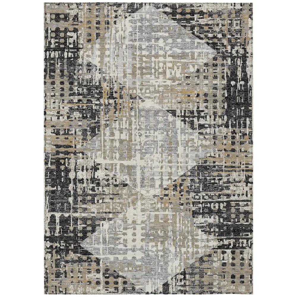 Chantille ACN2116 Black 3' x 5' Rug