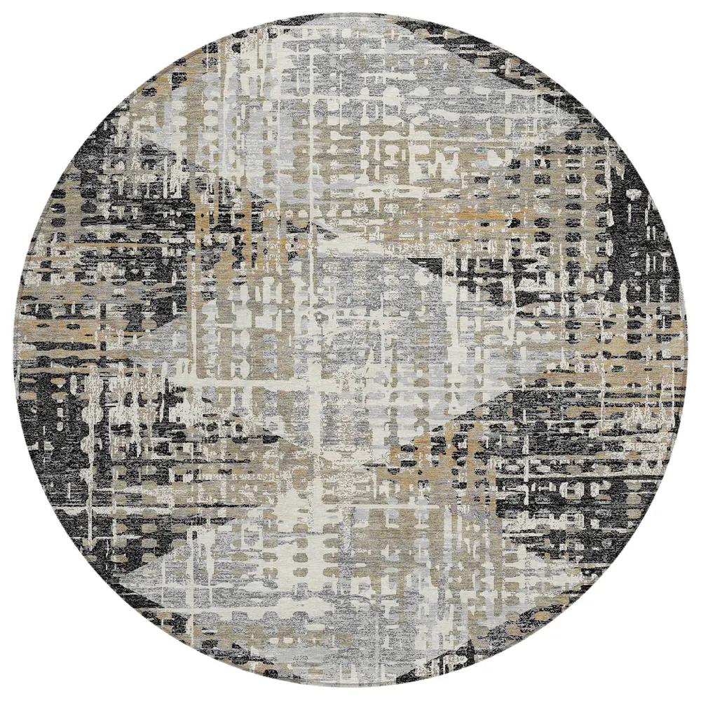 Chantille ACN2116 Black 8' x 8' Rug
