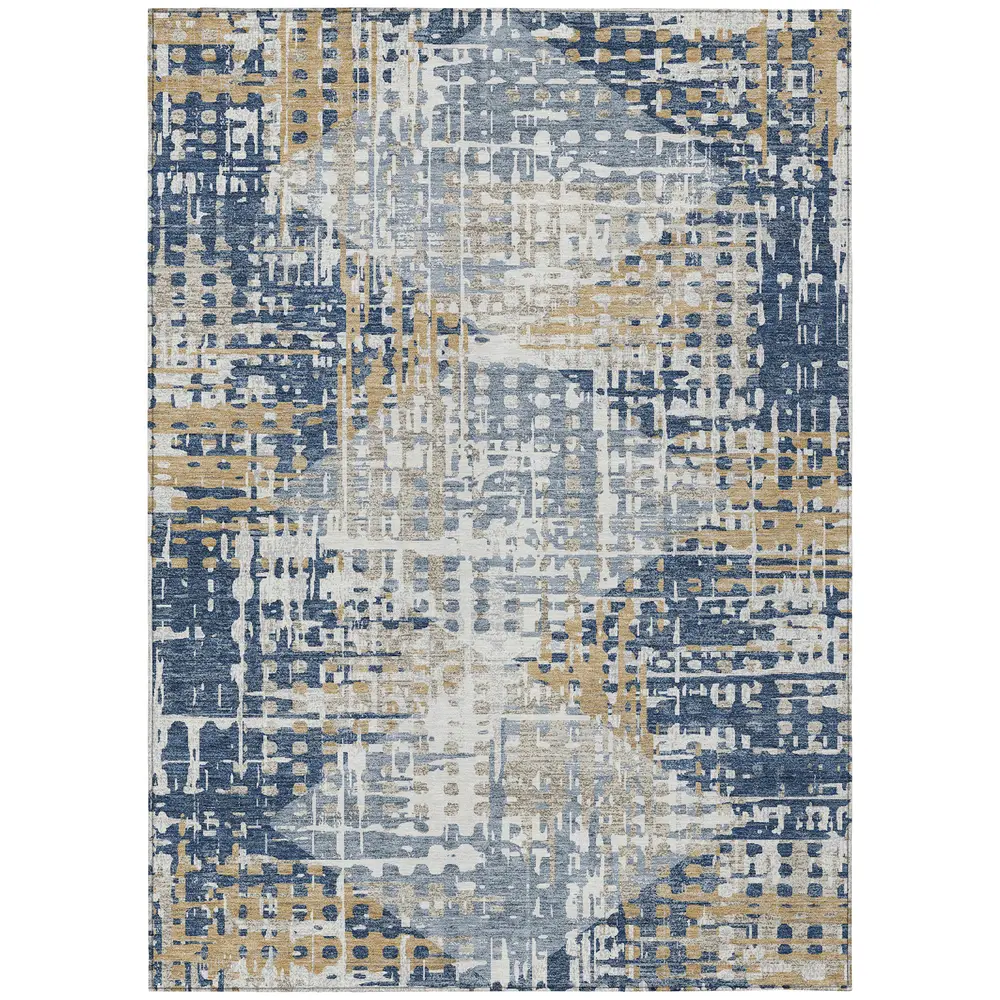 Chantille ACN2116 Navy 5' x 7'6