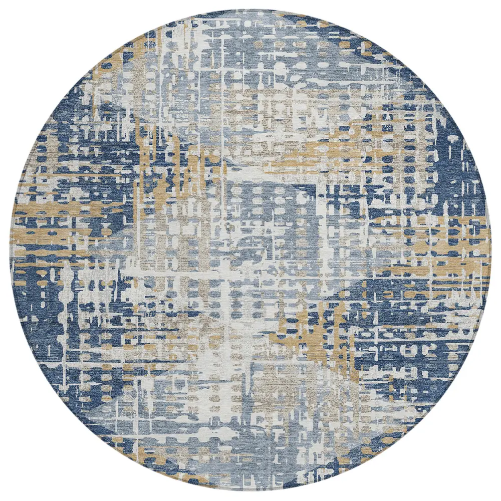 Chantille ACN2116 Navy 8' x 8' Rug