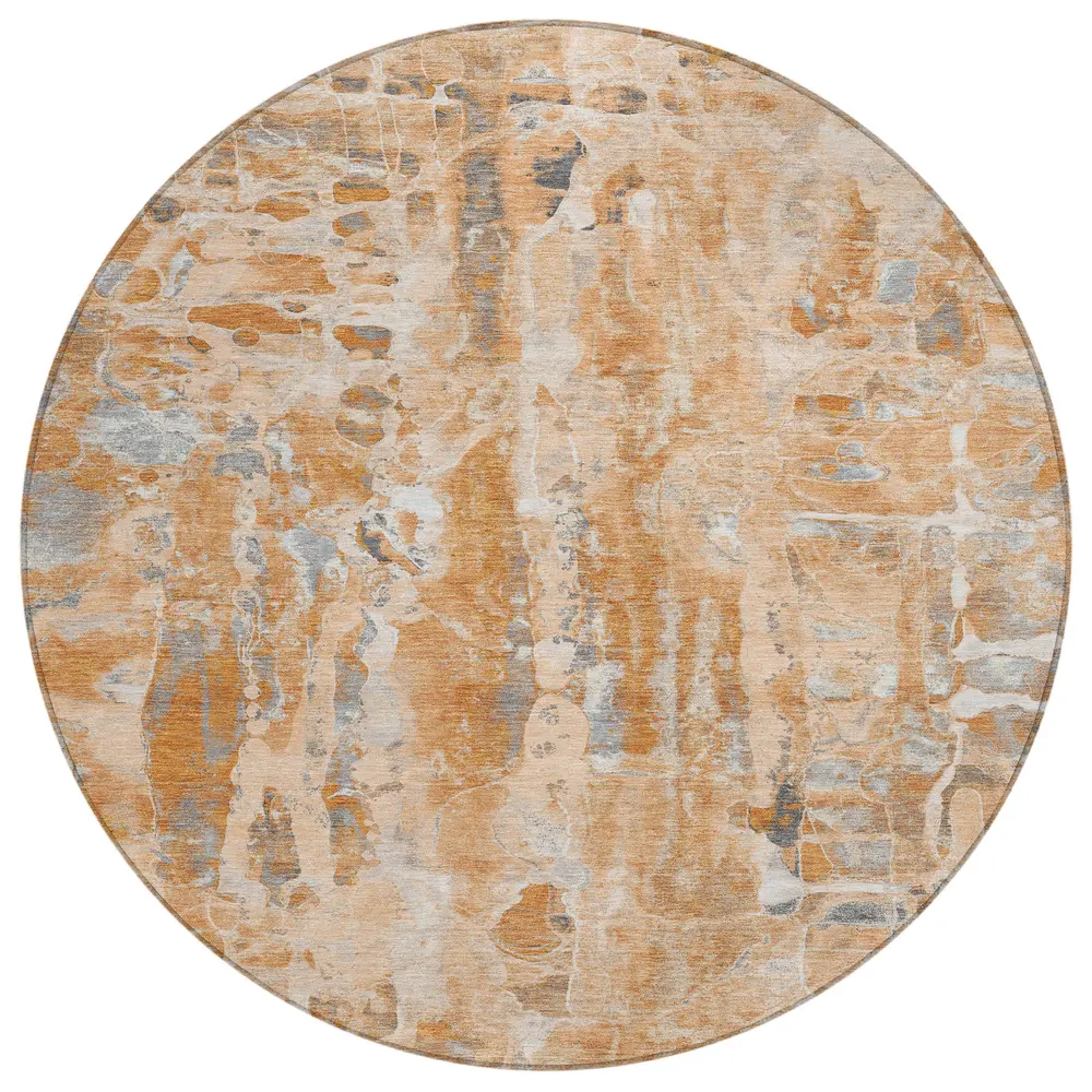 Chantille ACN2120 Orange 8' x 8' Rug
