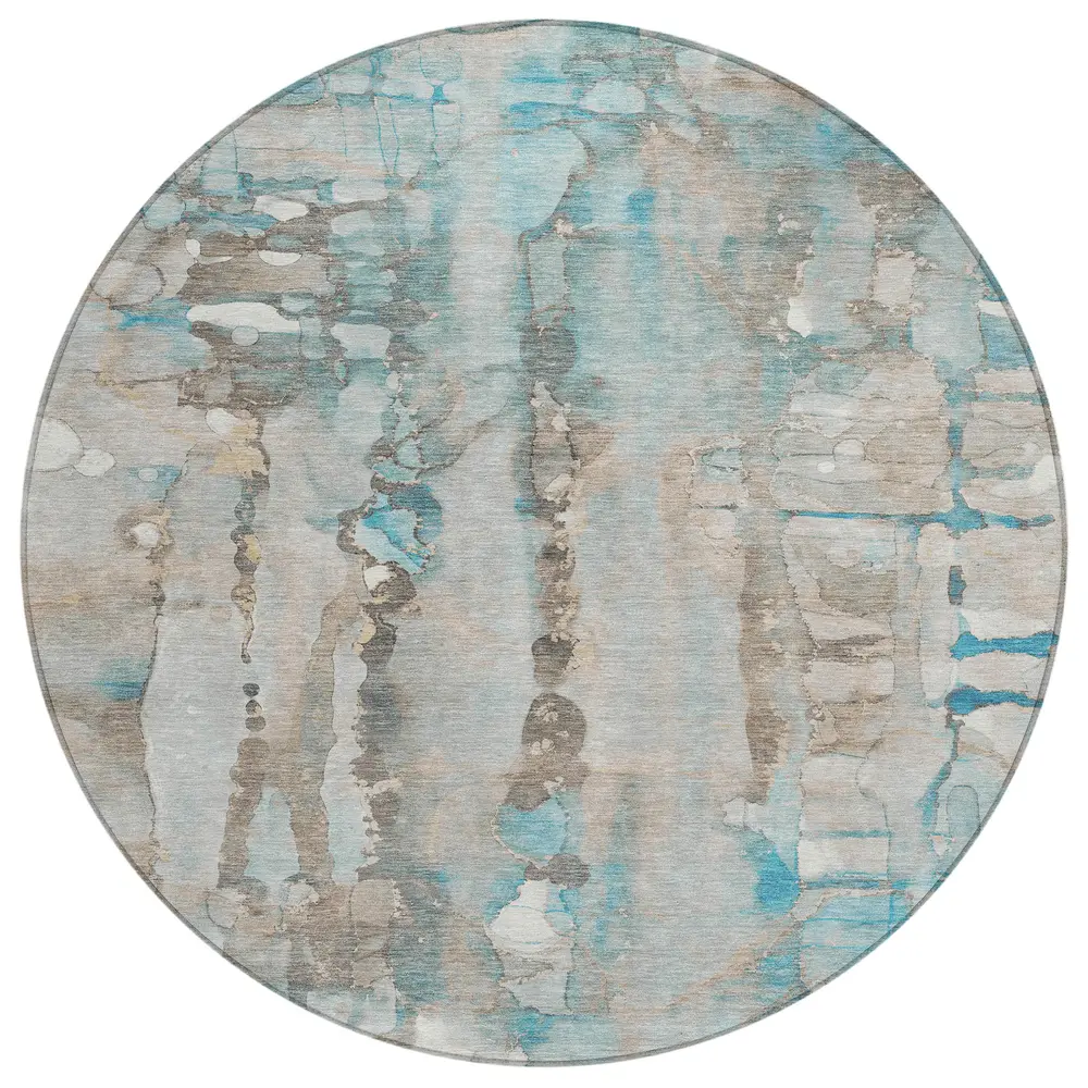 Chantille ACN2120 Teal 8' x 8' Rug