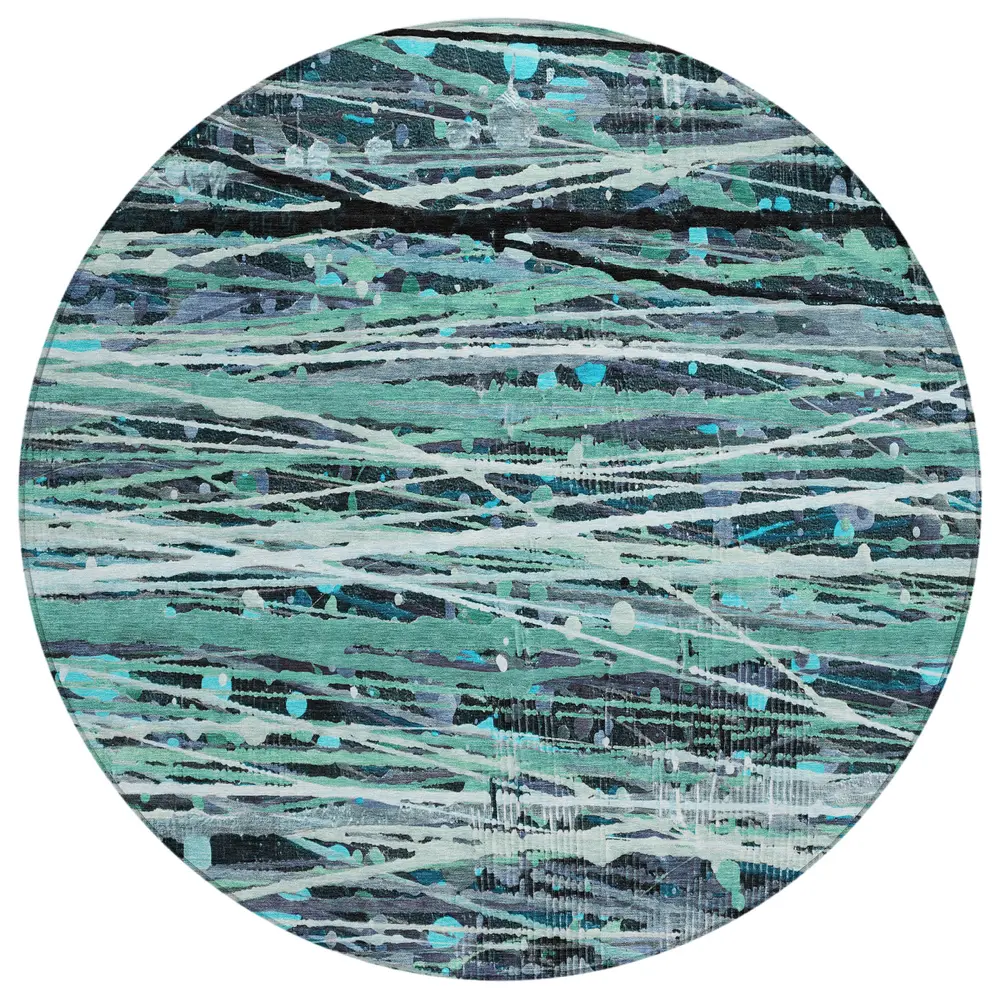 Chantille ACN2126 Teal 8' x 8' Rug