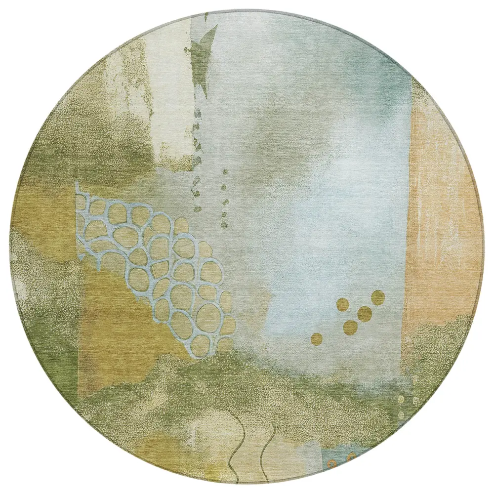 Chantille ACN2127 Green 8' x 8' Rug