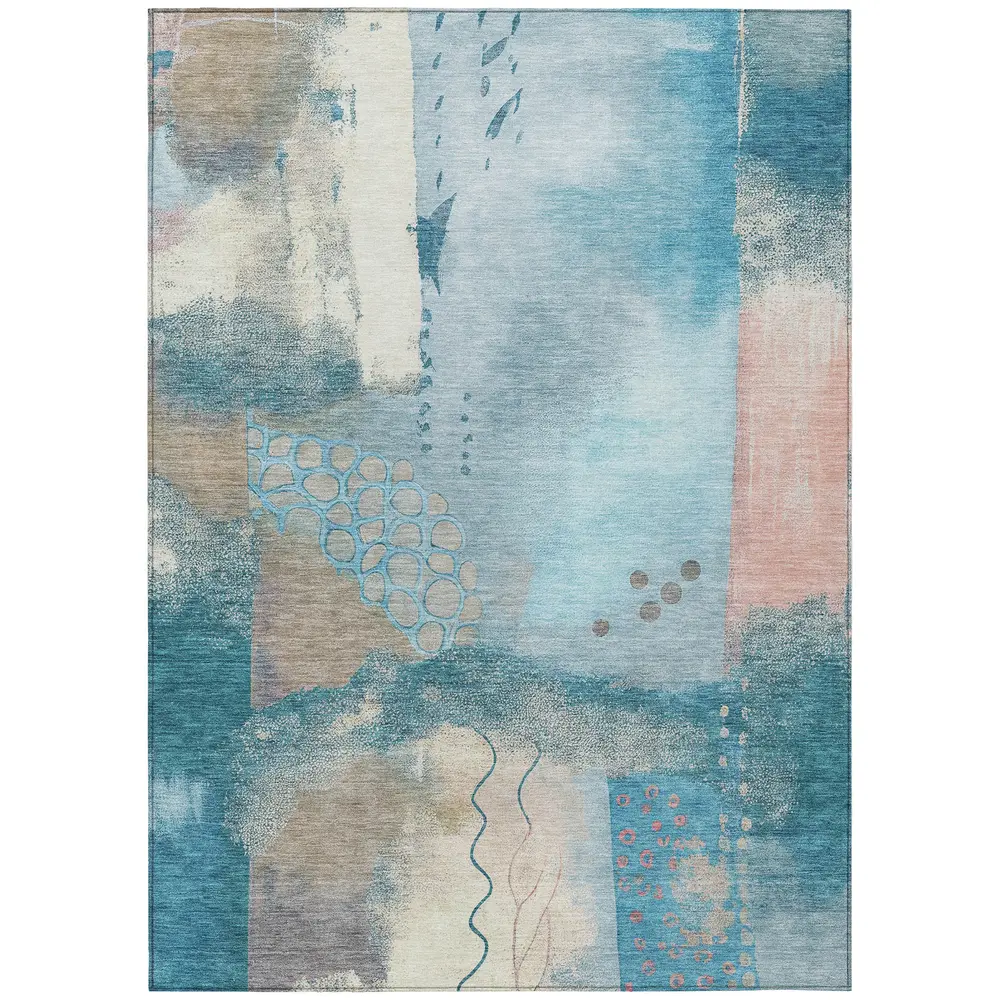 Chantille ACN2127 Teal 9' x 12' Rug