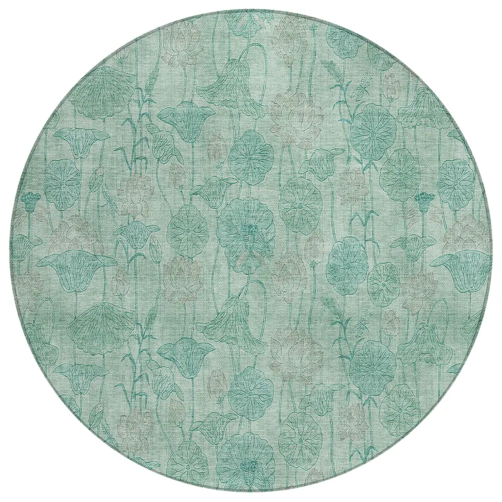 Chantille ACN2128 Aqua 8' x 8' Rug
