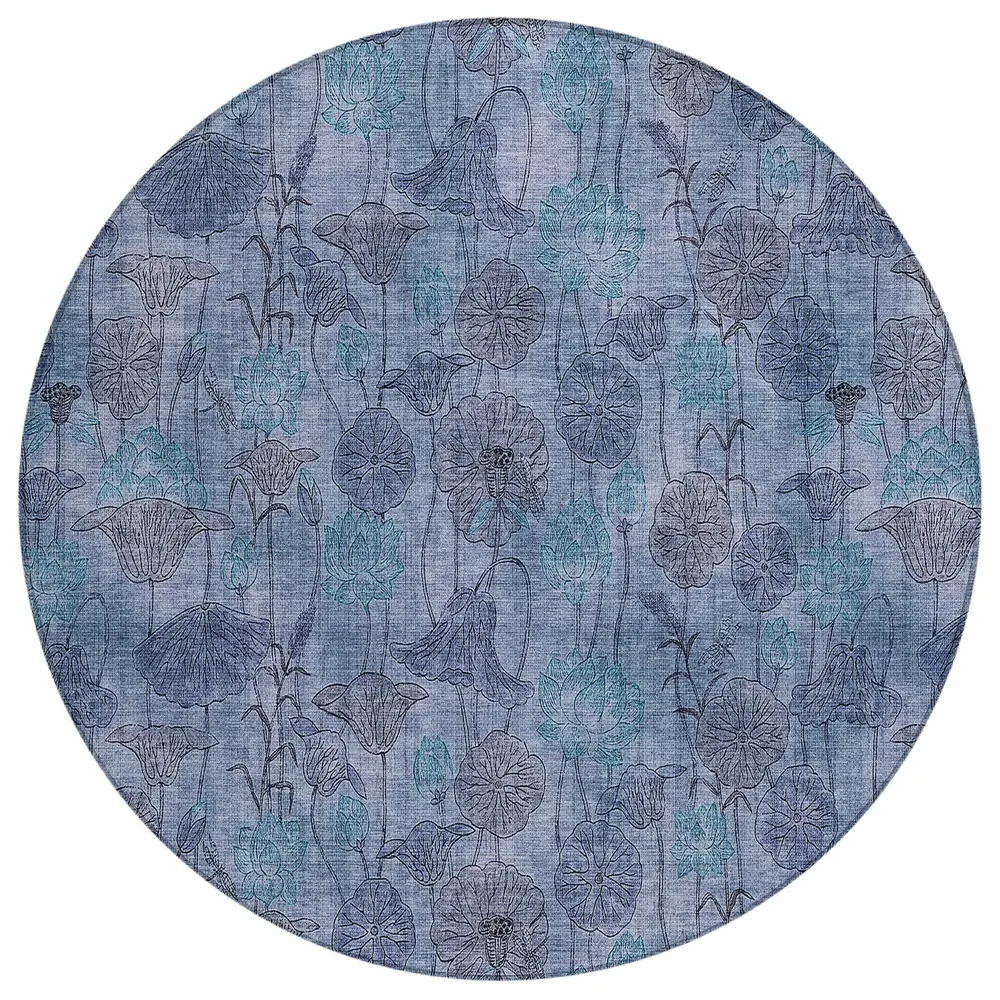 Chantille ACN2128 Blue 8' x 8' Rug
