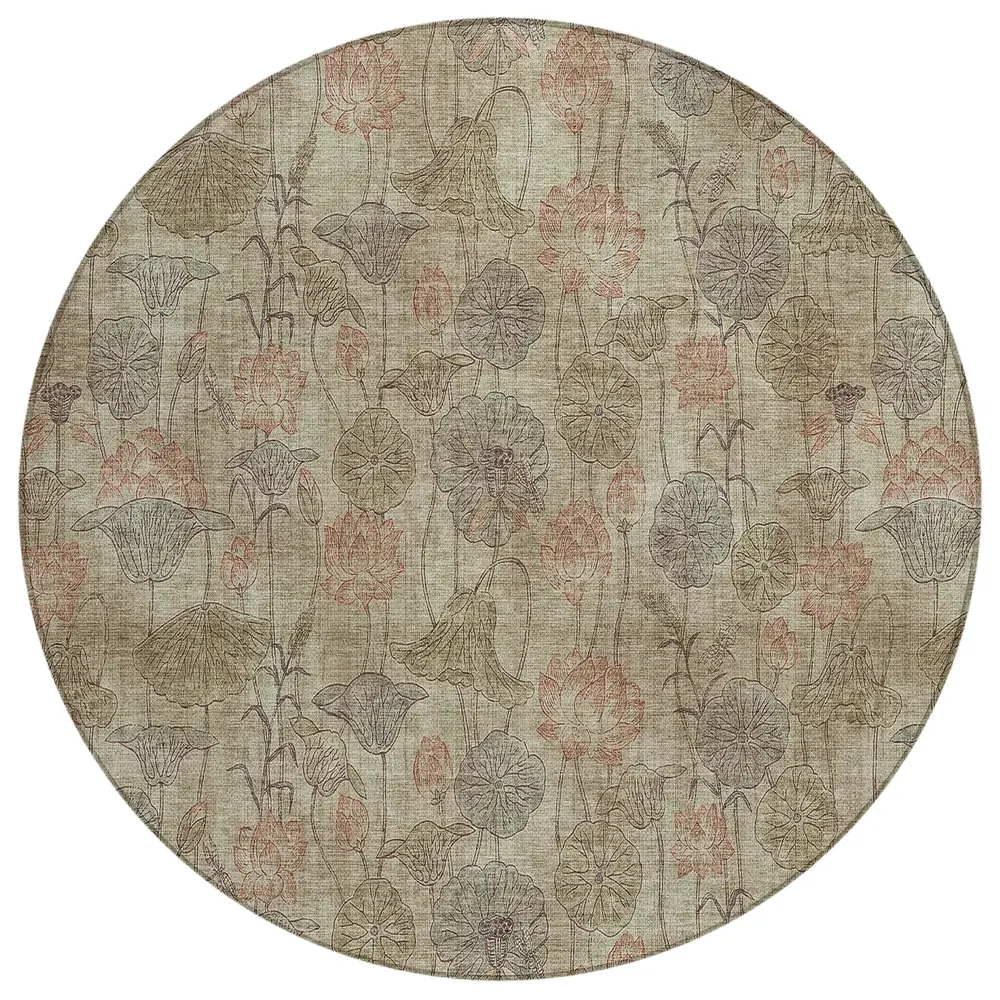 Chantille ACN2128 Brown 8' x 8' Rug