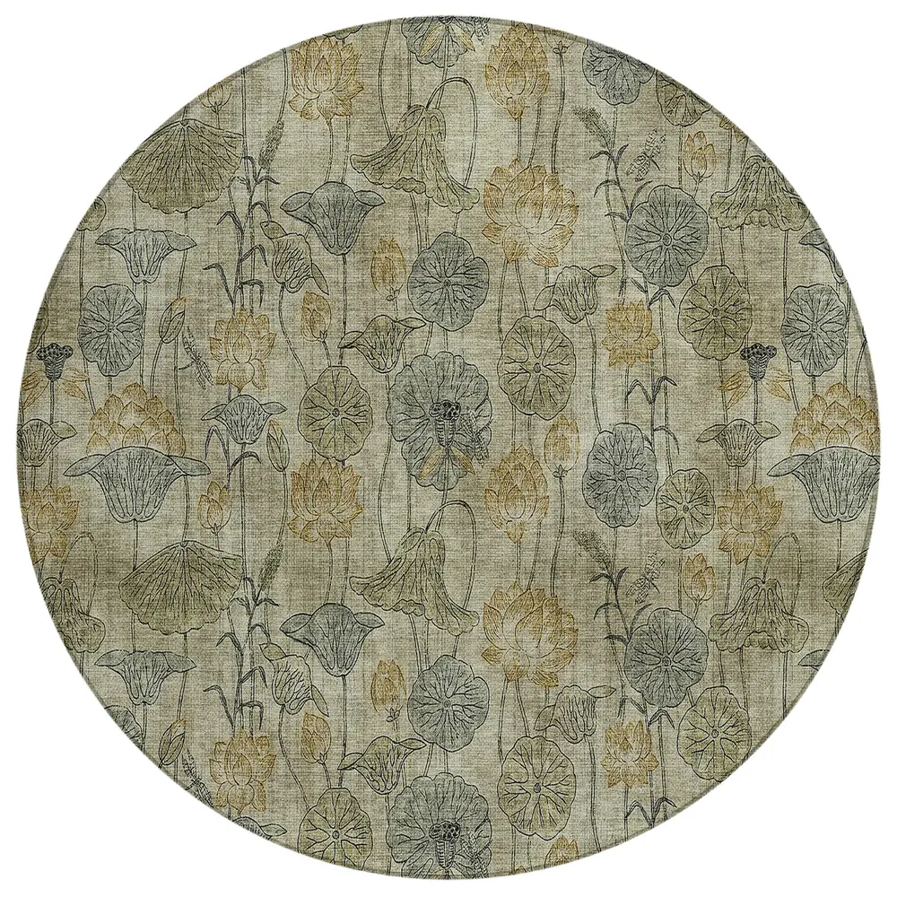 Chantille ACN2128 Khaki 8' x 8' Rug