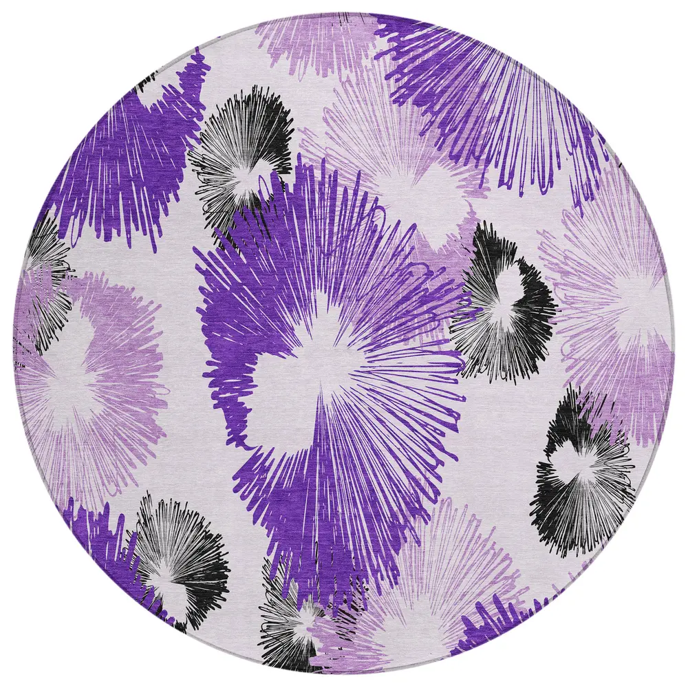 Chantille ACN2132 Purple 8' x 8' Rug