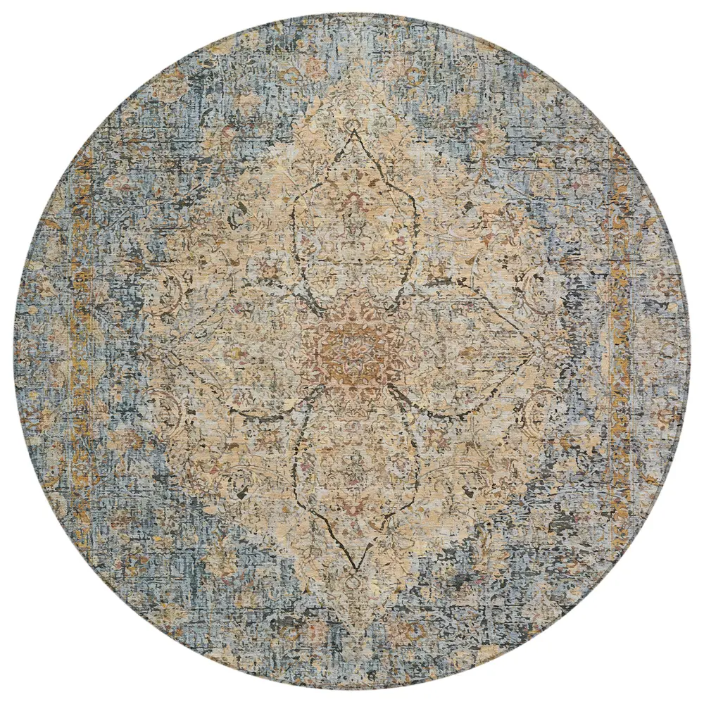 Chantille ACN2136 Blue 8' x 8' Rug