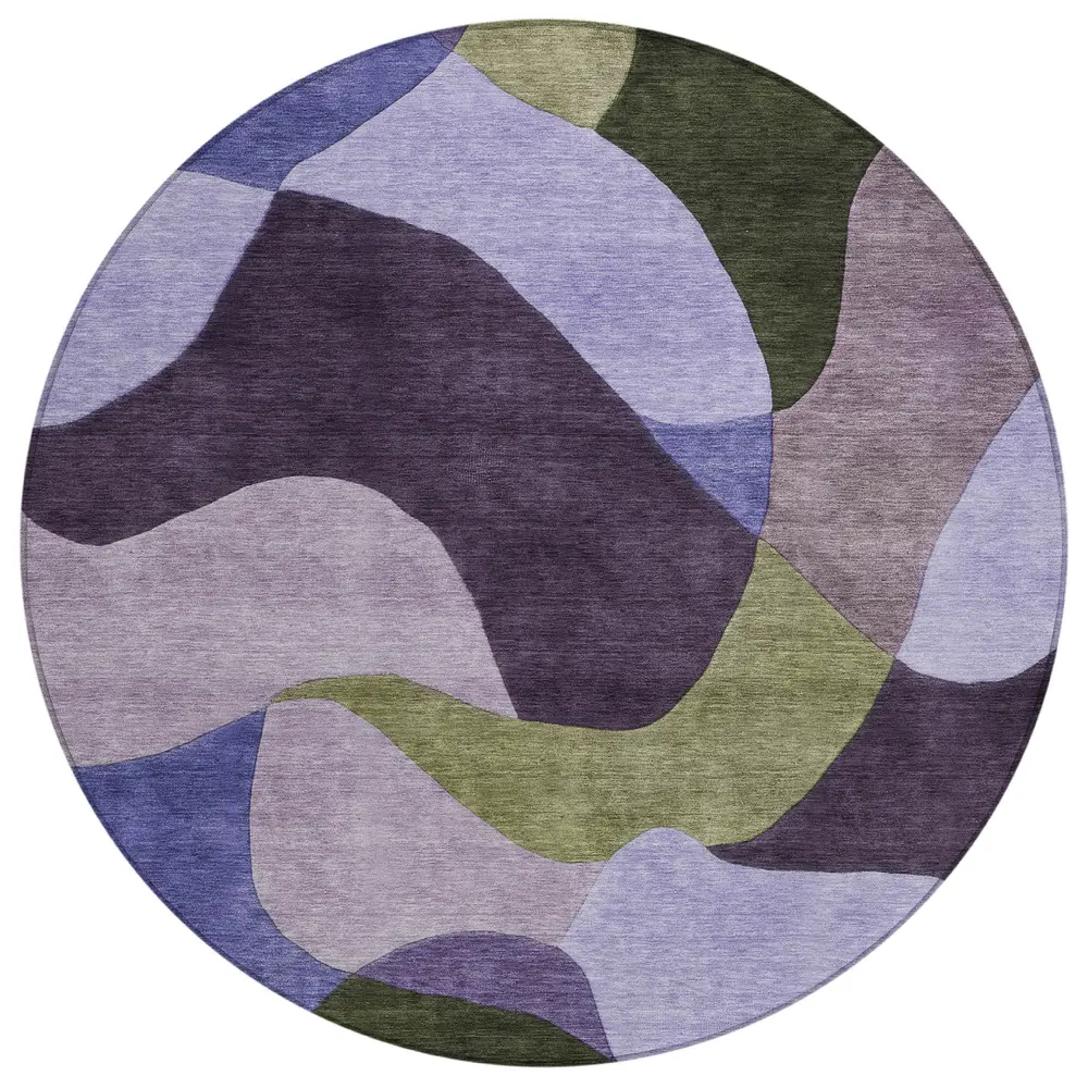Chantille ACN2141 Purple 8' x 8' Rug