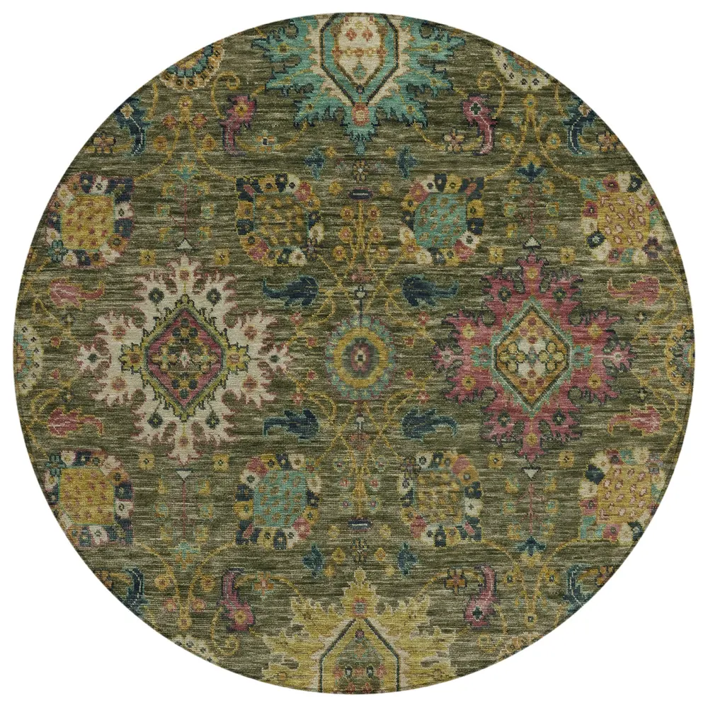 Chantille ACN2151 Olive 8' x 8' Rug