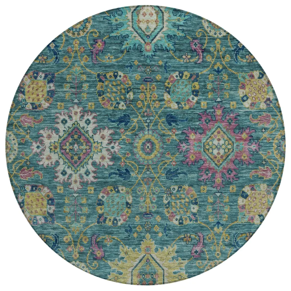 Chantille ACN2151 Teal 8' x 8' Rug