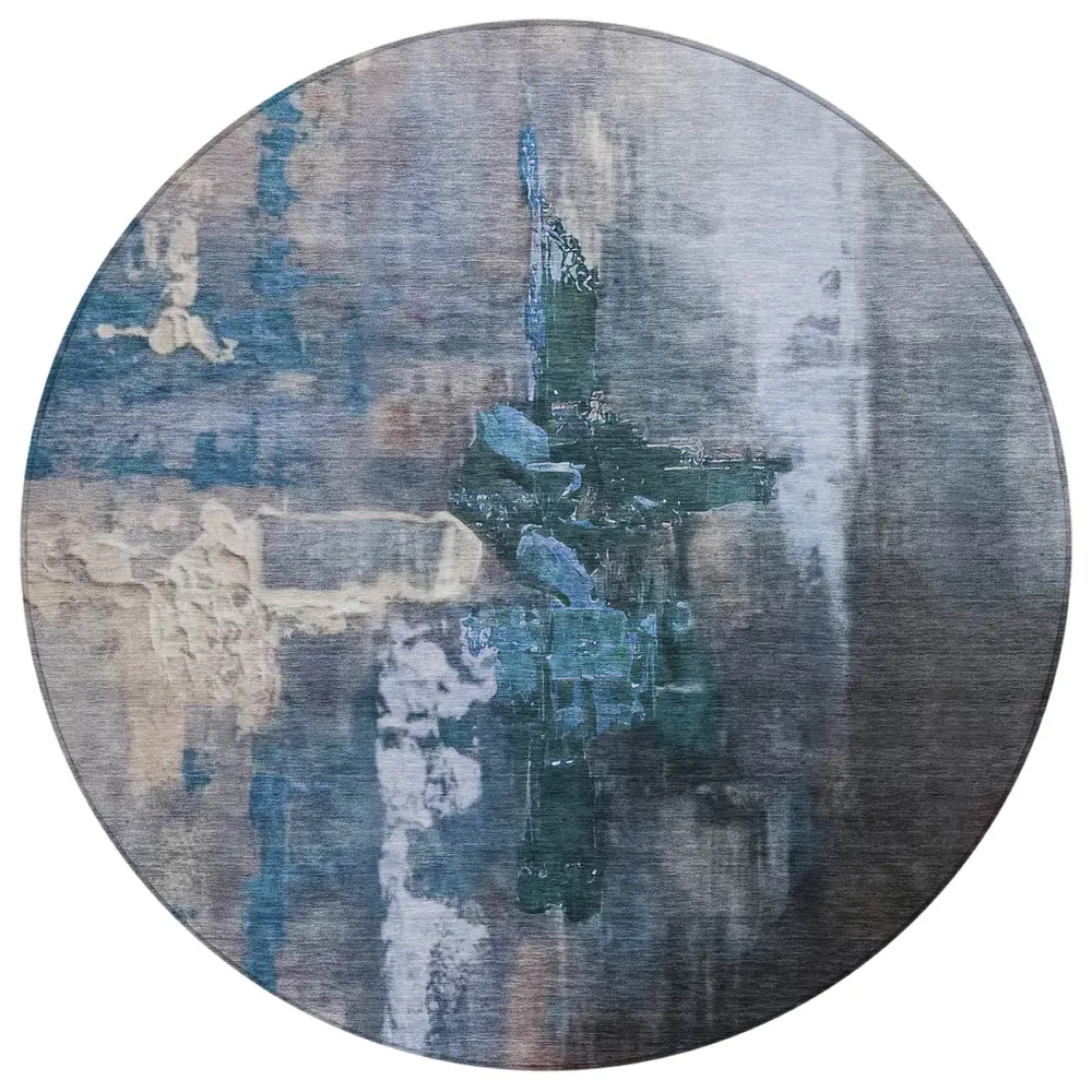 Chantille ACN2157 Blue 8' x 8' Rug