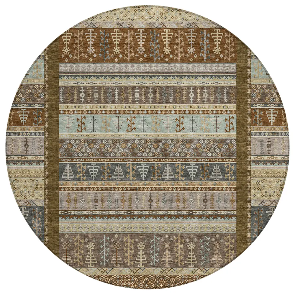 Chantille ACN2160 Brown 8' x 8' Rug