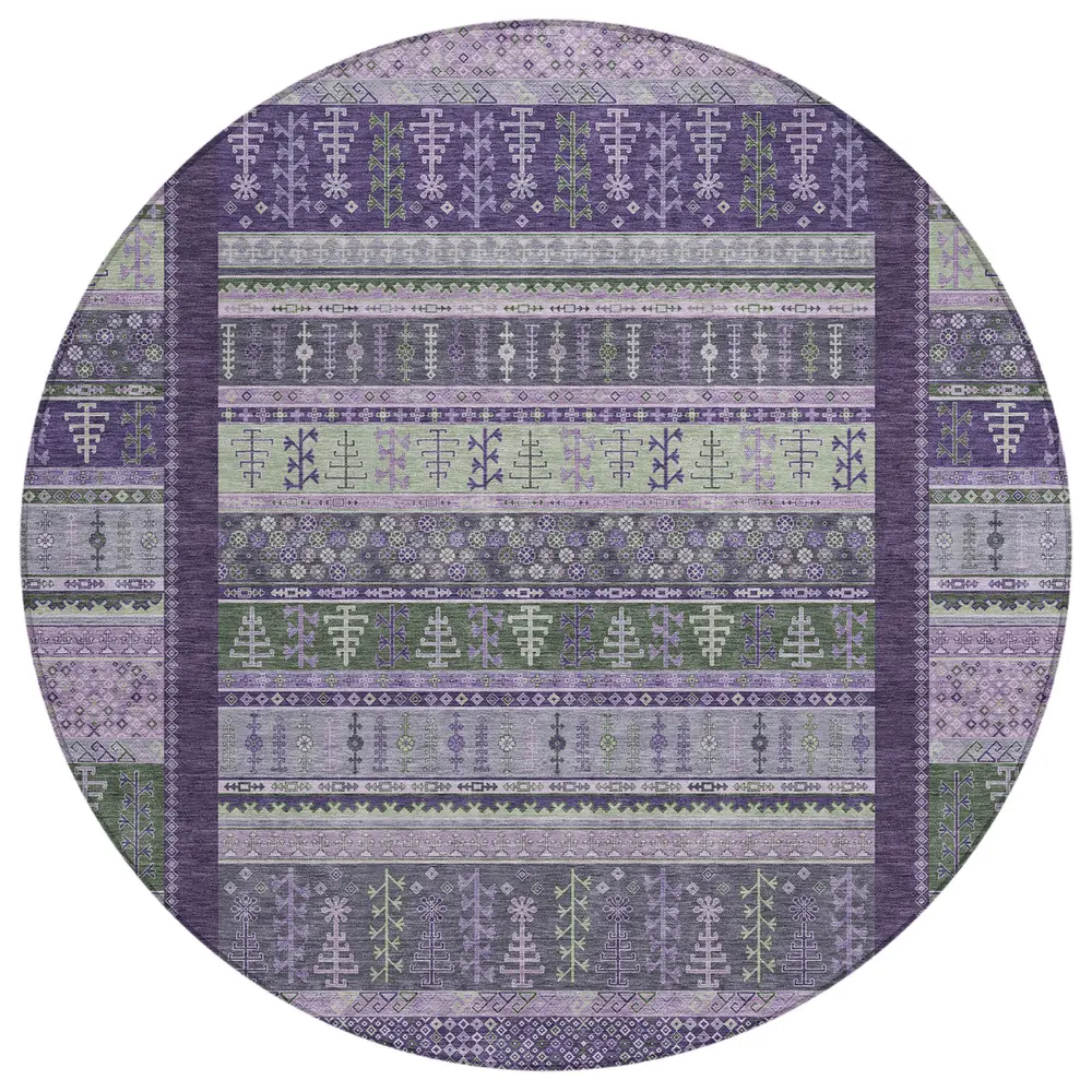 Chantille ACN2160 Purple 8' x 8' Rug