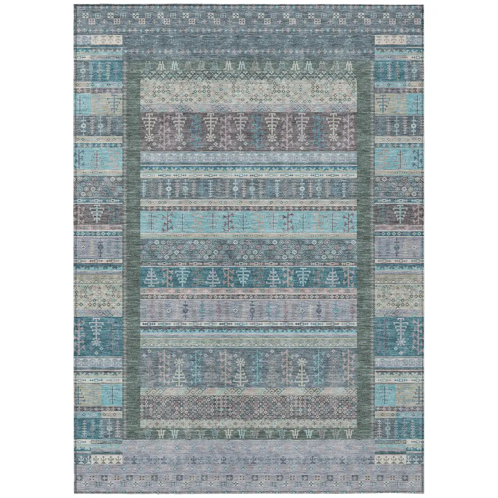 Chantille ACN2160 Teal 3' x 5' Rug
