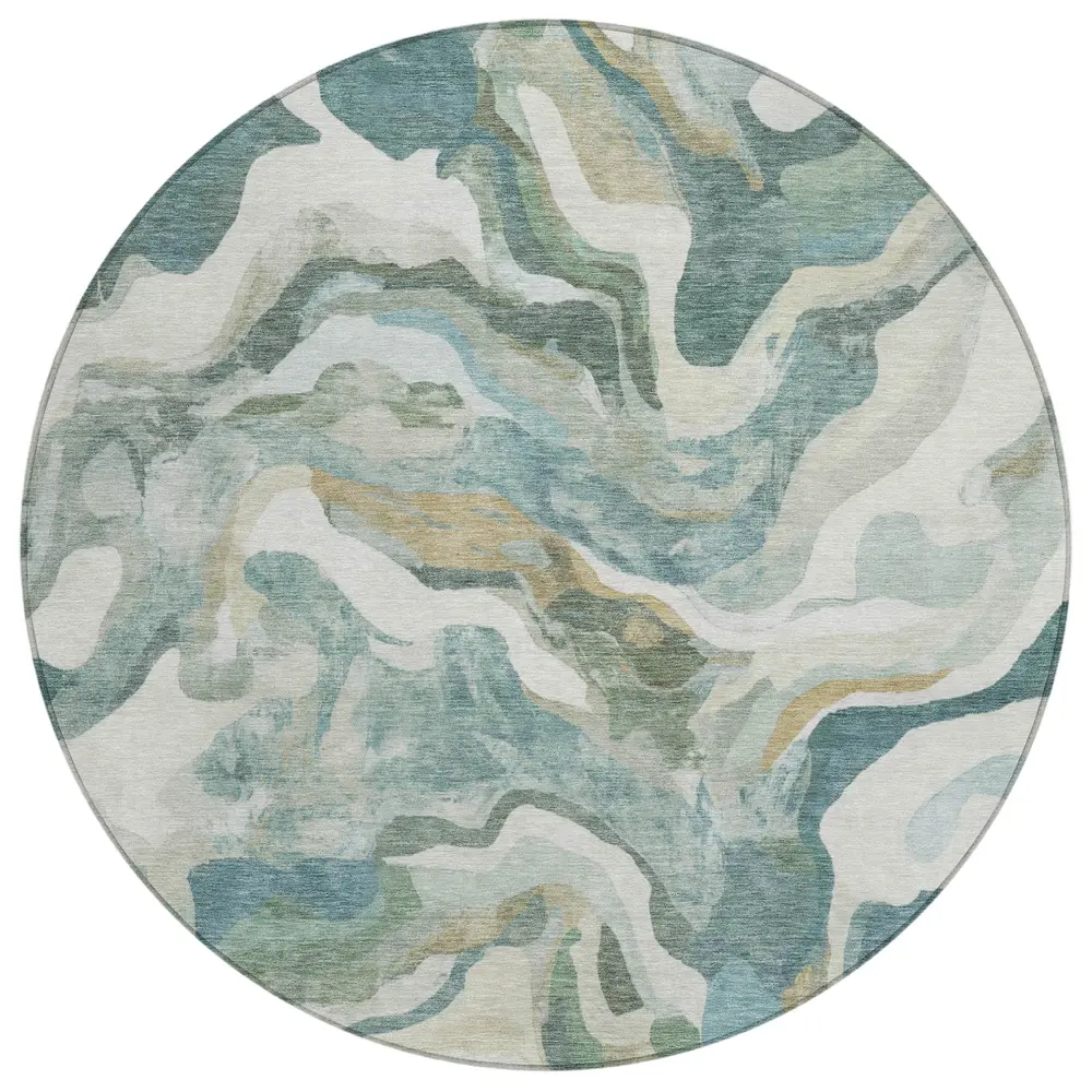 Chantille ACN2162 Teal 8' x 8' Rug