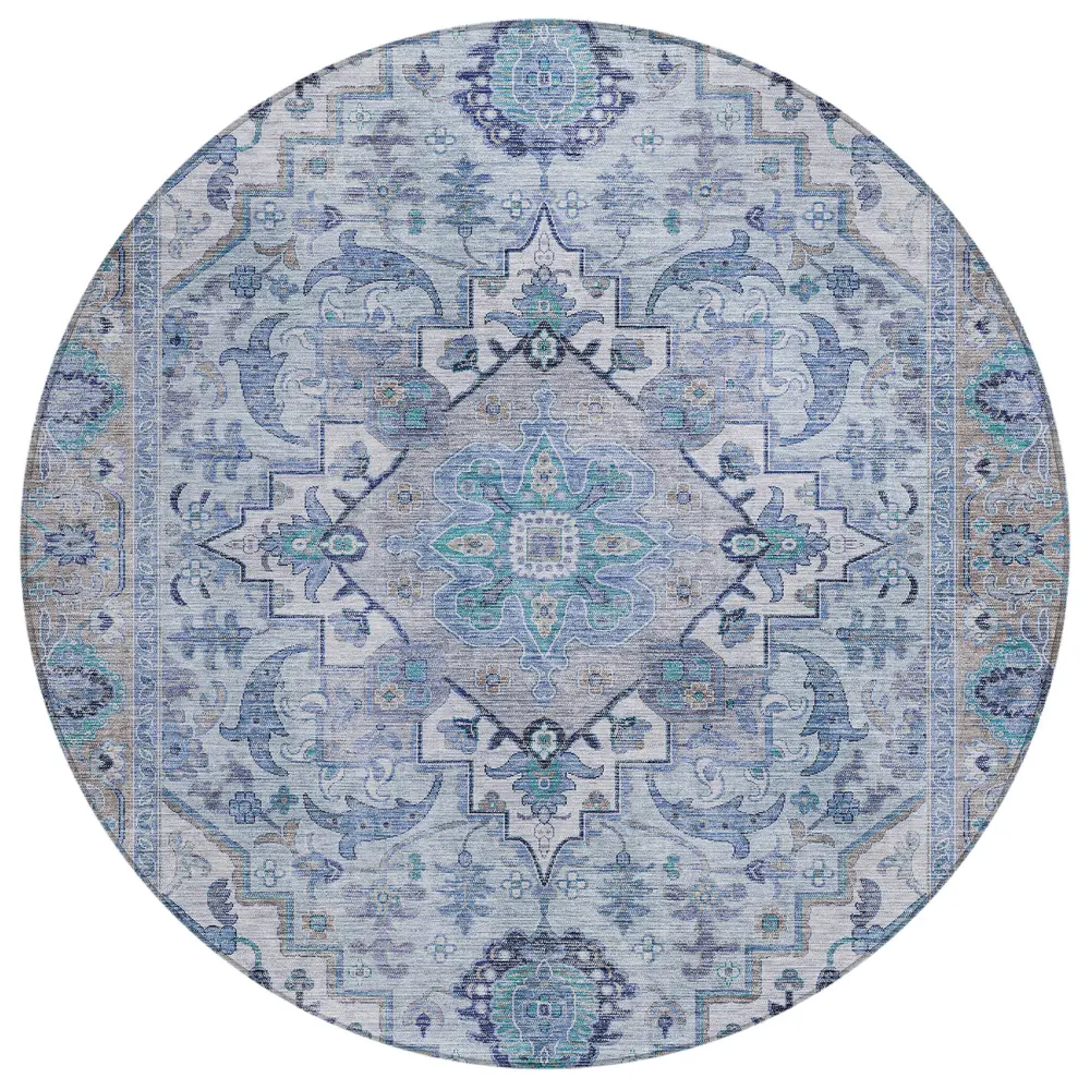 Chantille ACN2163 Blue 8' x 8' Rug