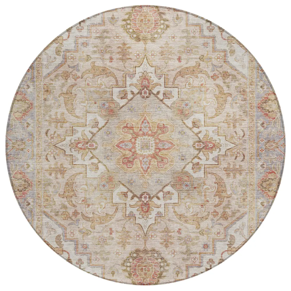 Chantille ACN2163 Coral 8' x 8' Rug