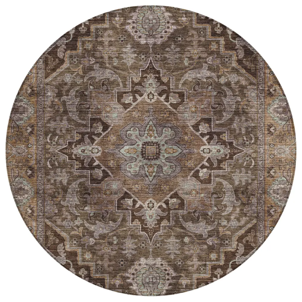 Chantille ACN2165 Brown 8' x 8' Rug
