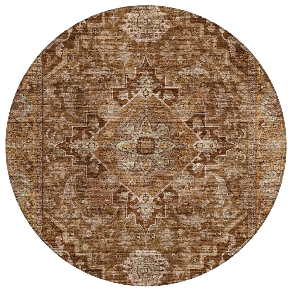 Chantille ACN2165 Terracotta 8' x 8' Rug